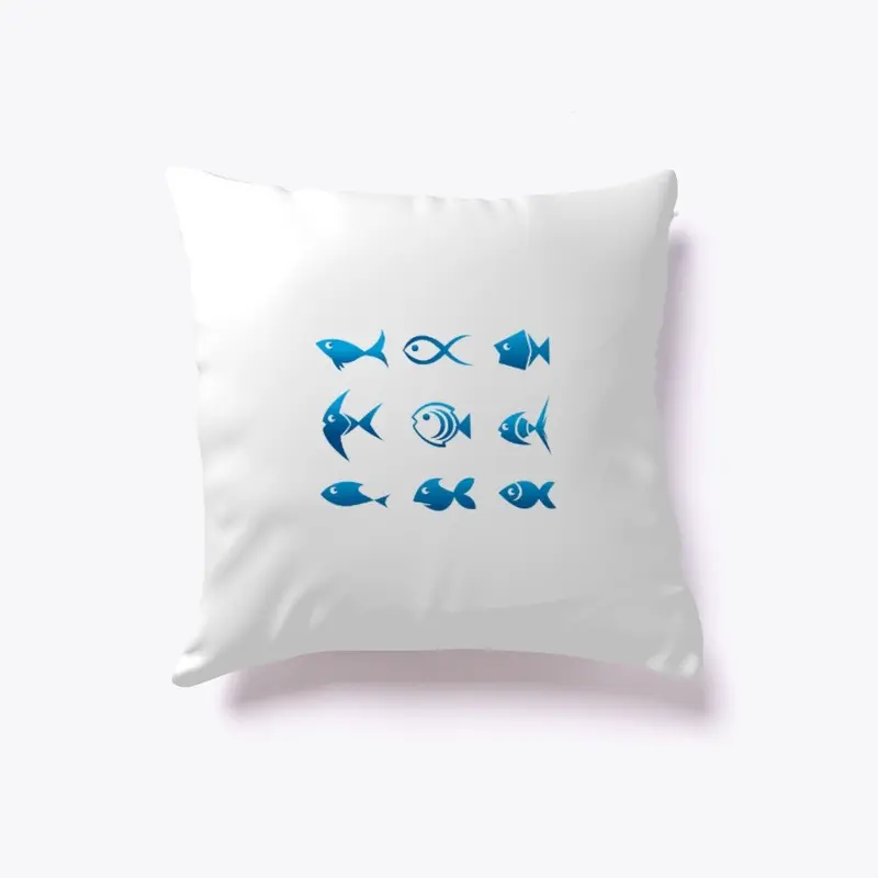 Blue Fish Icons 